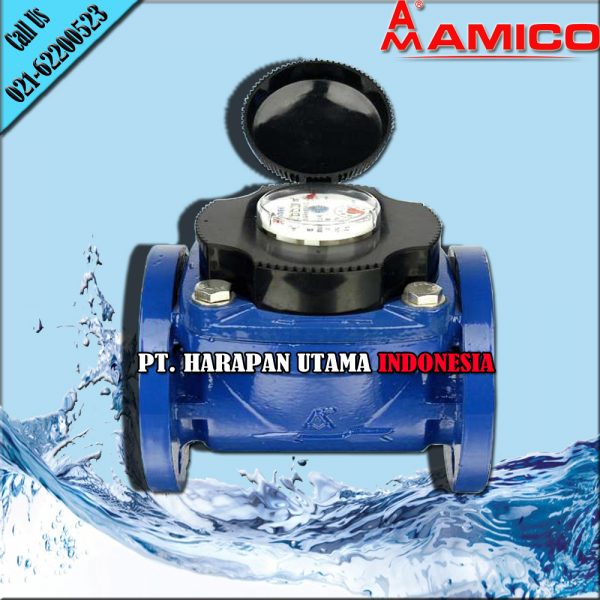 Jual Water Meter Amico Type LXLG-100E Size 4 Inch DN 100mm