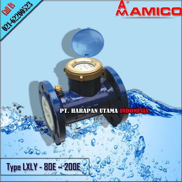 Jual Water Meter Amico Type LXLY DN 200E Size 8 Inch Horizontal Woltman Liquid Sealing