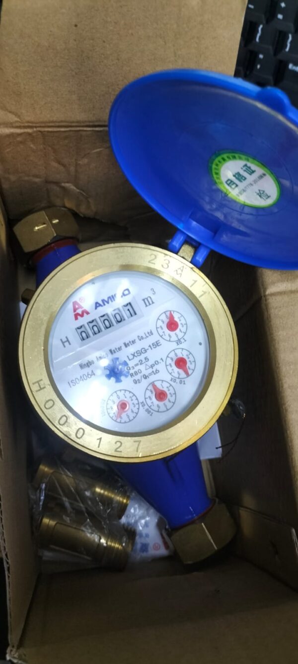 Water Meter Amico Type LXSG-15E Size 1/2 Inch Horizontal
