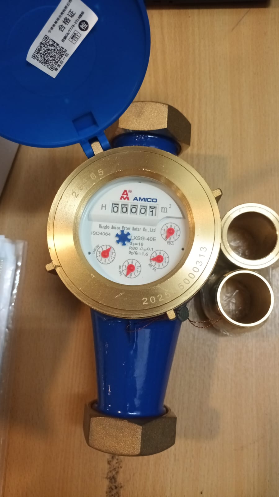 Water Meter Amico Size 1 1/2 Inch LXSG-40E - Gambar 2